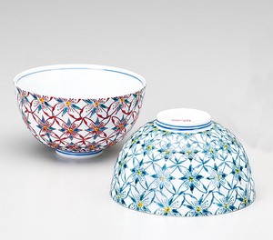 Kutani ware Rice Bowl Porcelain Made in Japan