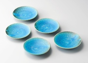 信乐烧 小餐盘 陶器 碟子套装 日本制造