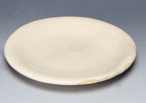 匠窯　粉引　5寸丸皿【日本製  陶器  京焼・清水焼】