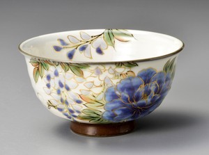 Kyo/Kiyomizu ware Rice Bowl Porcelain L size Made in Japan