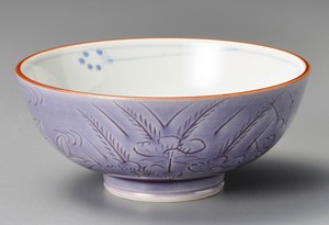 昇峰窯　紫野　飯碗（大）【日本製  陶器  京焼・清水焼】