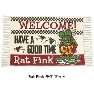 ラットフィンク ラグ マット【RAT FINK】