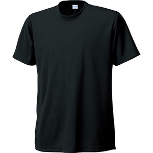 7363　接触冷感半袖Tシャツ　ブラック