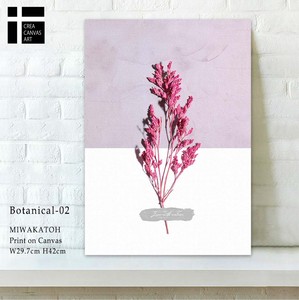 <2021イチオシ>CREA キャンバスアートパネル　-botanical Series- A3-2