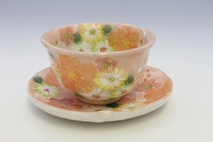 女性に大人気★ 工房「ゆずりは」の【紅彩花化粧　茶菓セット】