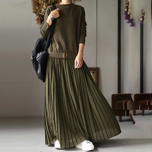 Casual Dress Knitted Plain Color Long Sleeves NEW Spring/Summer