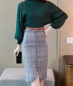 新作 春夏 女装 ファッションセット ニットシャツ+ハーフスカート 2点セット YCXRL1531