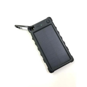 ソーラー機能付き USB/TYPE-C モバイルバッテリー 10,000mAh（黒色）