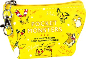 Pocket Monster Triangle Mini Pouch Color Yellow