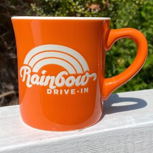 Rainbow DRIVE-IN オリジナルロゴ　マグカップ  オレンジ