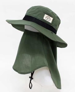 □【即納】【ロット1】ガーデニング帽子 フェイスガード カーキ SALE10