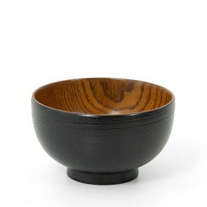 Design Characteristic Bowl wooden Soup Bowl Brush Painting Meguro