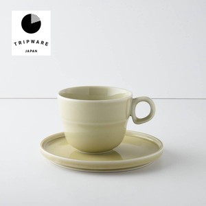 Coffee Cup Saucer Ivory MINO Ware