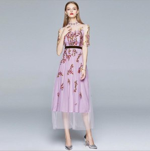 Casual Dress Summer Slim One-piece Dress Ladies' M NEW