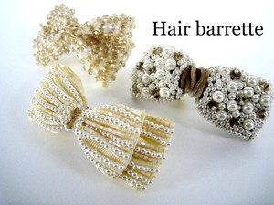 Accessory Writer Handmade Beads Ribbon Barrette Flower Beads Accessory