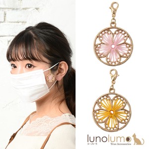 Jewelry Flower Pink Ladies' Made in Japan