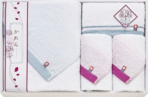 IMABARI TOWEL Karen Bathing Towel 1 Pc Face Towel 2 Pcs Hand Towel 1 Pc Set Gift Sets