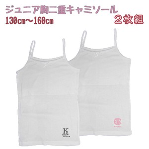 Kids' Underwear Absorbent Little Girls White Quick-Drying 2-pcs pack 130 ~ 160cm