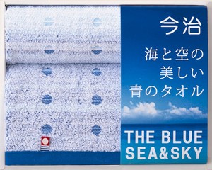 今治 タオル 海と空の美しい青のタオル フェイスタオル1枚＆ハンドタオル1枚セット ギフトセット