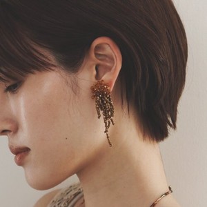 Clip-On Earring  Brown