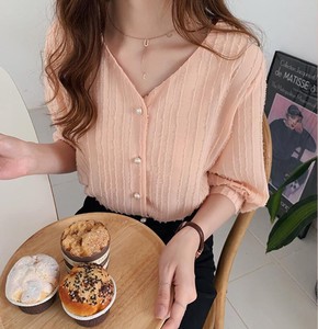 Button Shirt/Blouse Long Sleeves Spring Ladies NEW