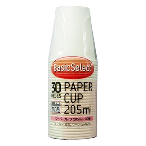 Basic Select ペーパーカップ205ml 30個入