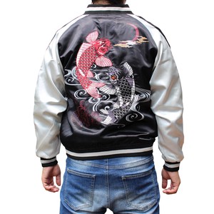 メンズ スカジャン　sukajan japanese souvenir jacket 双鯉