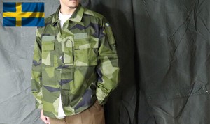 【デッドストック】スウェーデン UF90 フィールドシャツ スプリンターカモ ACTIVE LIFE社製