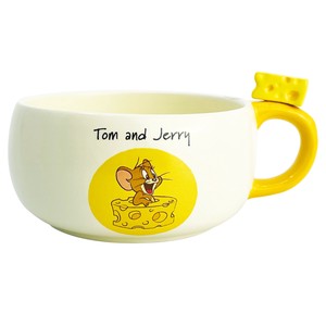 [Stockout] 3 Tom and Jerry Figure Attached Soup Cup