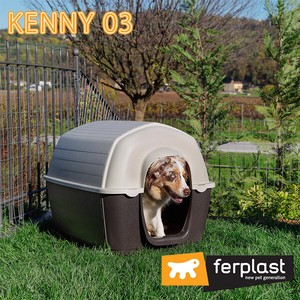 イタリアferplast社製 ケニー 03 ペット用 ハウス 犬 小型犬 中型犬