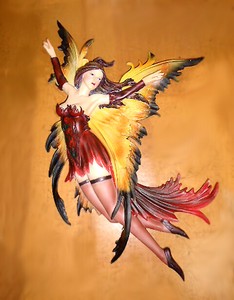 魅惑の木立の妖精 フェアリー：ウイロー彫像彫刻/ 神話 伝説 超自然 聖霊（輸入品）