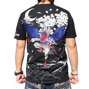 T-shirt T-Shirt Embroidered Japanese Pattern