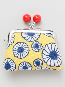 Coin Purse Gamaguchi Printed Made in Japan