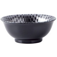 Mino ware Donburi Bowl Checkered 6.3-sun Made in Japan