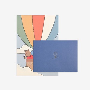【レターセット】(My buddy) - 03 Hot air balloon