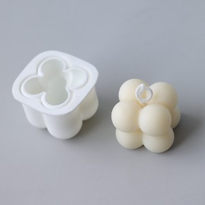 シリコーン型 3Dキューブ キャンドル用 石鹸 DIY工芸品 装飾品 中
