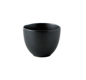 [美濃焼 食器 陶器]カップ 7湯呑 黒[日本製]