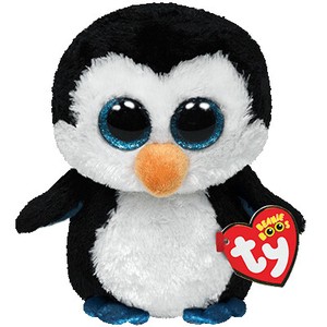 【Ty】Beanie Boo's ワドルズ (L)　ぬいぐるみ/ペンギン/海の動物