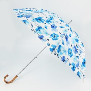 【日本製】花柄プリント　エスクール　晴雨兼用傘　UVカット率99％以上