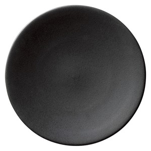 Mino ware Main Plate black Crystal 27.5cm Made in Japan