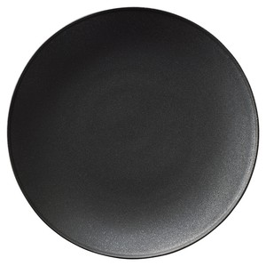 Mino ware Main Plate black Crystal 26cm Made in Japan