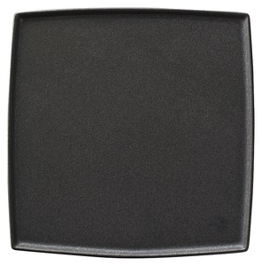 Mino ware Main Plate black Crystal 25.5cm Made in Japan