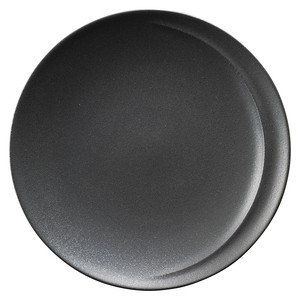 Mino ware Main Plate black Crystal 25.5cm Made in Japan