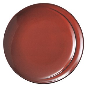 美浓烧 大餐盘/中餐盘 餐具 经典 红色 19.5cm 日本制造