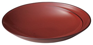 Mino ware Donburi Bowl Red Vintage 24cm Made in Japan