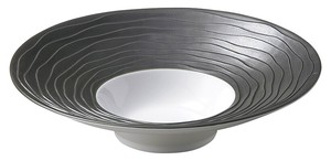 Mino ware Donburi Bowl black 23cm Made in Japan
