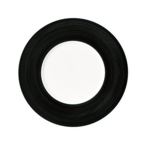 Mino ware Main Plate black 30cm Made in Japan