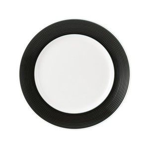 Mino ware Main Plate black 25.5cm Made in Japan