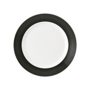 Mino ware Main Plate black 21cm Made in Japan