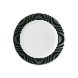 Mino ware Main Plate black 17.5cm Made in Japan